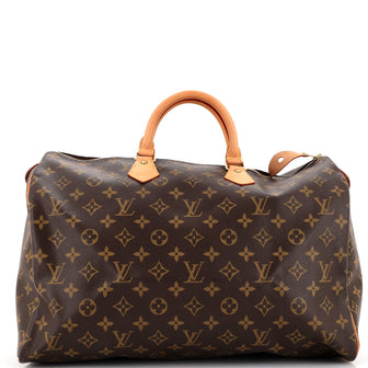 Louis Vuitton Speedy Handbag Monogram Canvas 40
