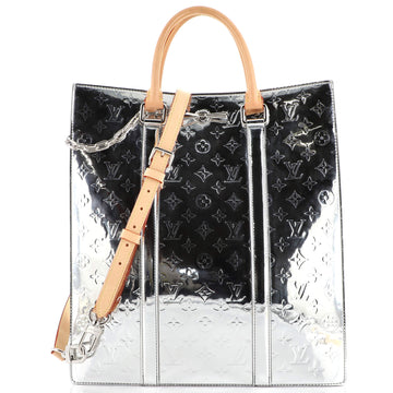 Louis Vuitton Sac Plat Bag Monogram Mirror Coated Canvas