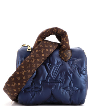 Louis Vuitton Speedy Bandouliere Bag Monogram Quilted Econyl Nylon 25