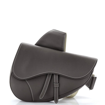 Christian Dior Saddle Crossbody Bag Leather