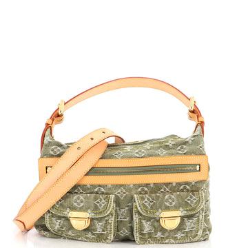 Louis Vuitton Baggy Handbag Denim PM