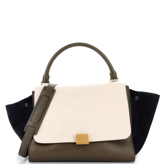 Celine Tricolor Trapeze Bag Leather Medium