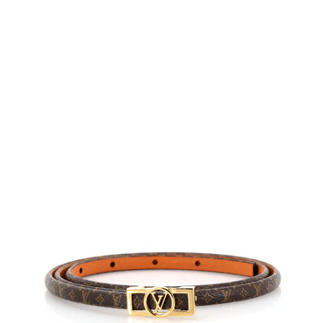 Louis Vuitton Dauphine Belt Monogram Canvas Extra Thin