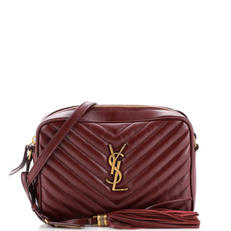 Saint Laurent Lou Camera Bag Matelasse Chevron Leather Small