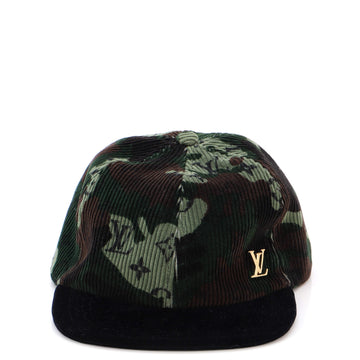 Louis Vuitton Easy Fit Baseball Cap Camouflage Monogram Corduroy