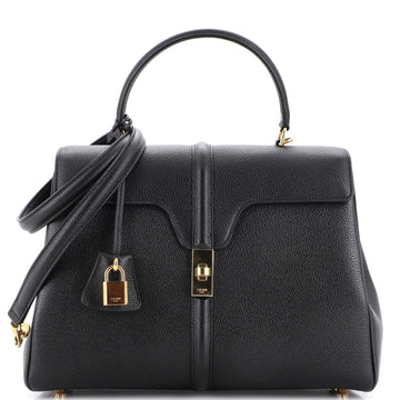 Celine 16 Top Handle Bag Grained Calfskin Medium