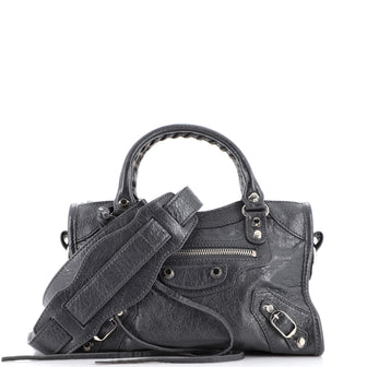 Balenciaga City Classic Studs Bag Leather Mini