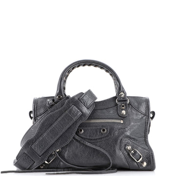 Balenciaga City Classic Studs Bag Leather Mini
