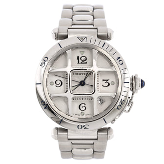 Cartier Pasha de Cartier Grid Automatic Watch Stainless Steel 38