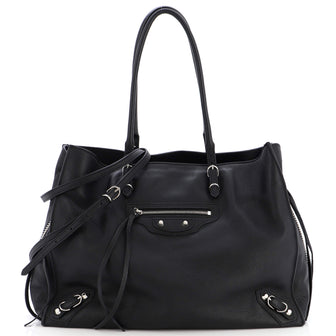Balenciaga Papier B4 Zip Around Classic Studs Bag Leather