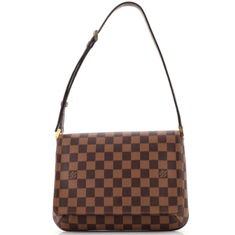 Louis Vuitton Musette Tango Handbag Damier