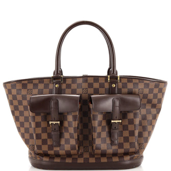 Louis Vuitton Manosque Handbag Damier GM
