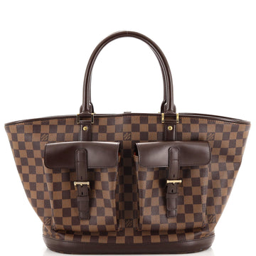 Louis Vuitton Manosque Handbag Damier GM