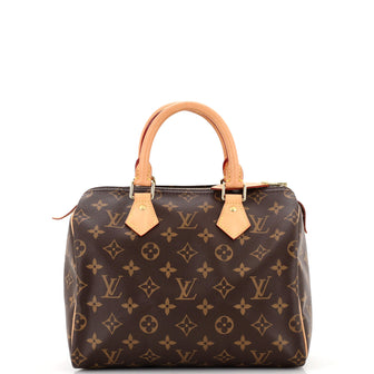 Louis Vuitton Speedy Handbag Monogram Canvas 25
