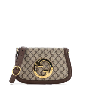 Gucci Blondie NM Flap Bag GG Coated Canvas Small