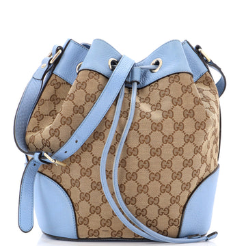 Gucci Classic Bucket Bag GG Canvas Medium