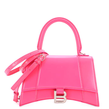 Balenciaga Hourglass Top Handle Bag Leather Small