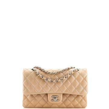 Chanel Classic Double Flap Bag Quilted Iridescent Caviar Medium