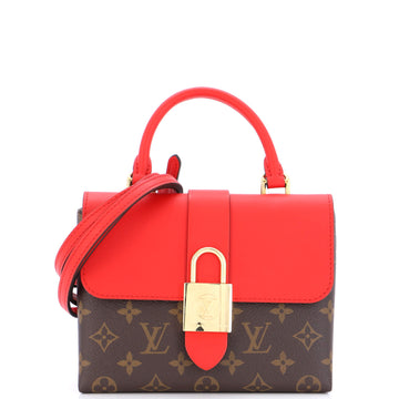 Louis Vuitton Locky Handbag Monogram Canvas with Leather BB