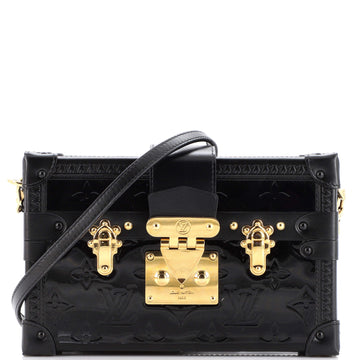 Louis Vuitton Petite Malle Handbag Monogram Vernis