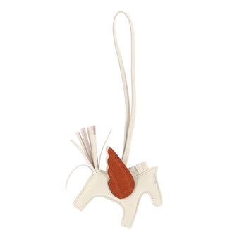 Hermes Pegase Rodeo Touch Bag Charm Leather with Alligator PM