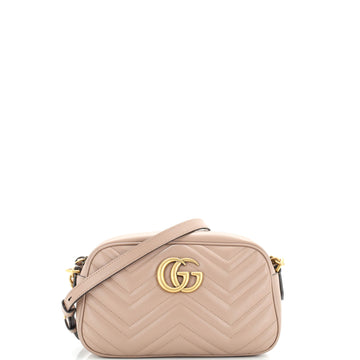 Gucci GG Marmont Shoulder Bag Matelasse Leather Small