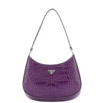 Prada Cleo Shoulder Bag Alligator Medium