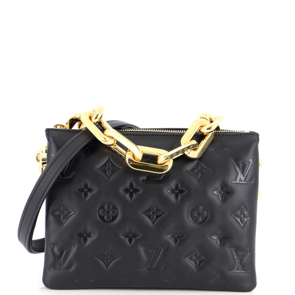 Louis Vuitton Monogram Embossed Coussin BB w/ Strap - Black Crossbody Bags,  Handbags - LOU813548