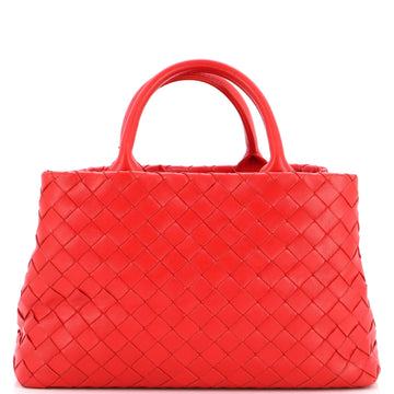 Bottega Veneta Trapezoid Top Handle Tote Intrecciato Nappa Medium