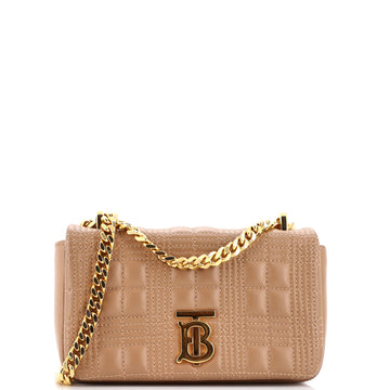 Burberry Lola Shoulder Bag Quilted Lambskin Mini