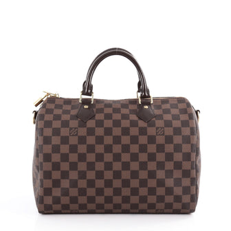 Louis Vuitton Speedy Bandouliere Bag Damier 30 Brown 2102601
