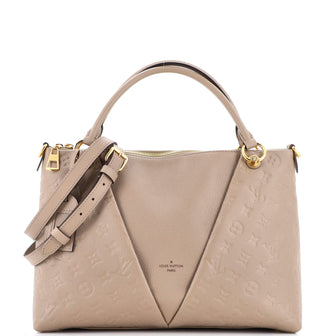Louis Vuitton V Tote Monogram Empreinte Leather MM