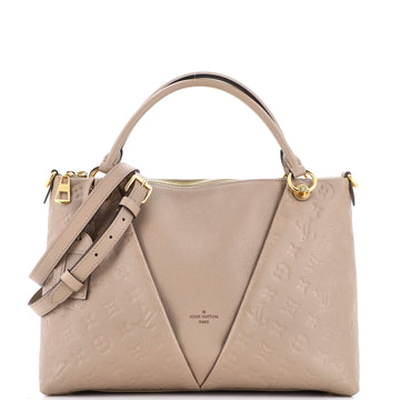 Louis Vuitton V Tote Monogram Empreinte Leather MM