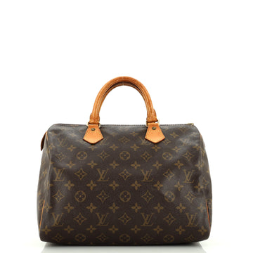 Louis Vuitton Speedy Handbag Monogram Canvas 30