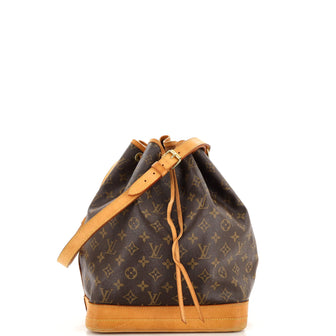 Louis Vuitton Noe Handbag Monogram Canvas Large