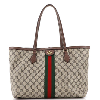 Gucci Ophidia Shopping Tote GG Coated Canvas Medium