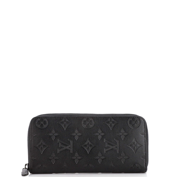 Louis Vuitton Monogram Shadow Leather Vertical Zippy Wallet