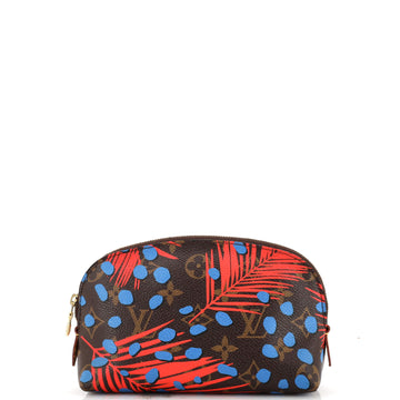 Louis Vuitton Cosmetic Pouch Limited Edition Monogram Jungle Dots