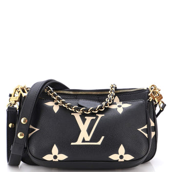Louis Vuitton Multi Pochette Accessoires Bicolor Monogram Empreinte Giant