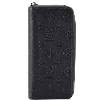 Louis Vuitton Zippy Wallet Monogram Shadow Leather Vertical