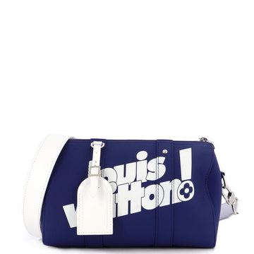 Louis Vuitton City Keepall Bag Everyday Signature Printed Leather