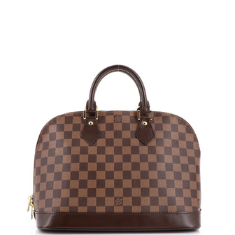 Louis Vuitton Vintage Alma Handbag Damier PM