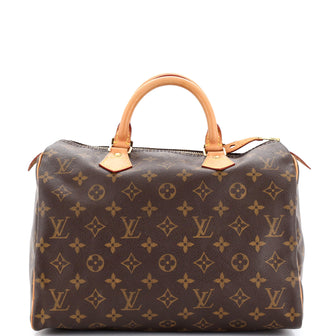Louis Vuitton Speedy Handbag Monogram Canvas 30