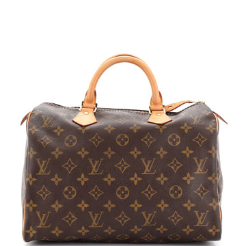 Louis Vuitton Speedy Handbag Monogram Canvas 30