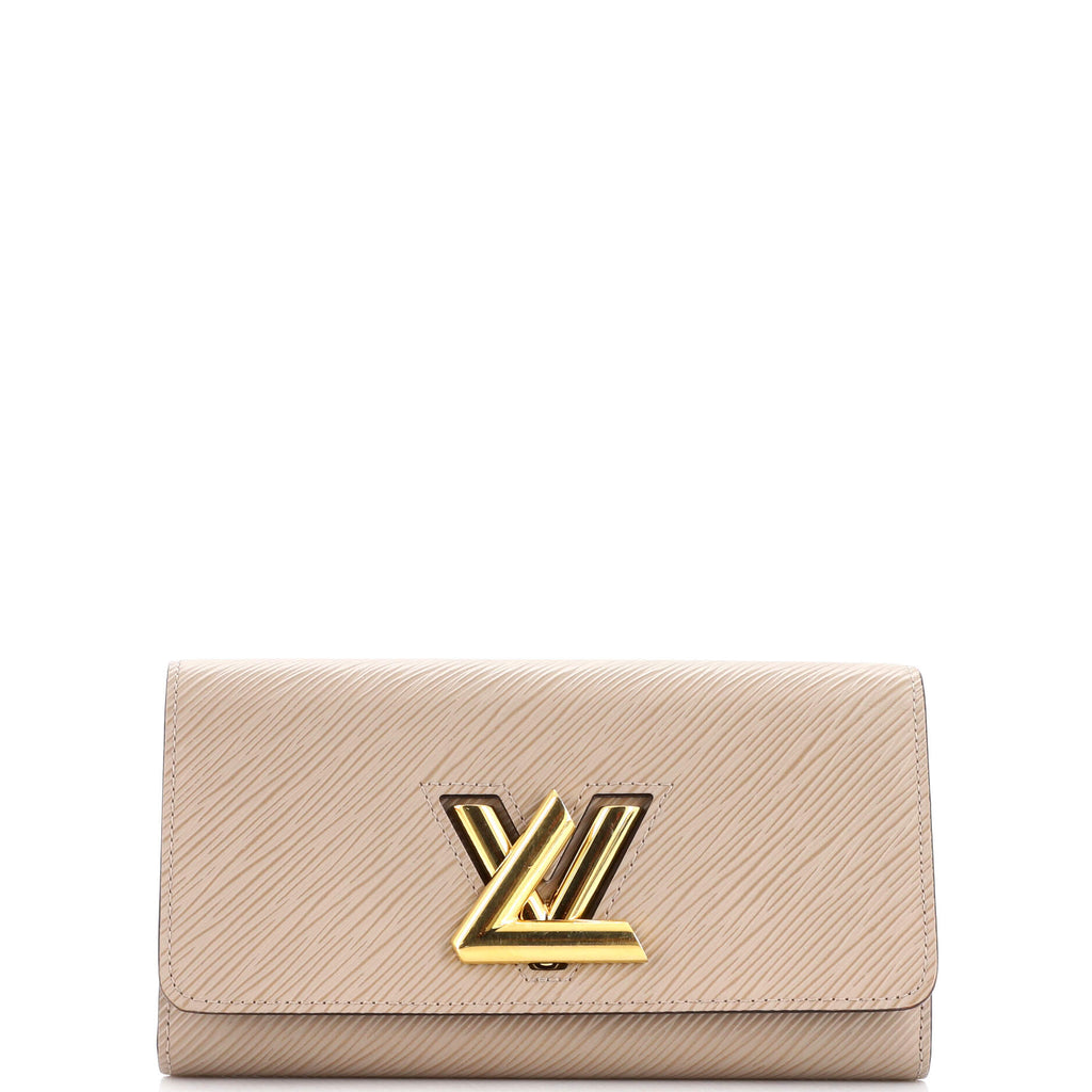 Louis Vuitton Twist Compact Wallet in Black Epi Leather