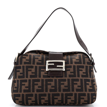 Fendi Vintage Shoulder Bag Zucca Canvas Medium
