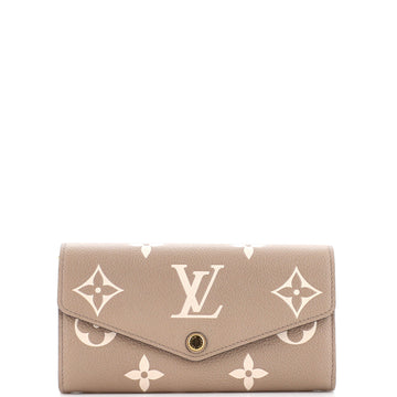 Louis Vuitton Sarah Wallet NM Bicolor Monogram Empreinte Giant