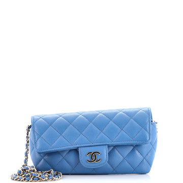 Chanel Classic Sunglasses Case with Chain Quilted Caviar