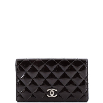 Chanel Brilliant L-Yen Wallet Quilted Patent
