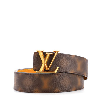 Louis Vuitton LV Initiales Belt Limited Edition Blurry Monogram Canvas Wide